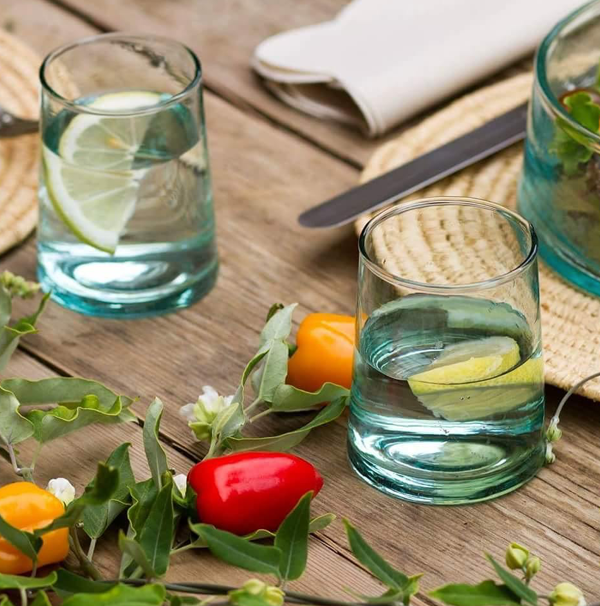 Verres ENVERS - 6 pièces