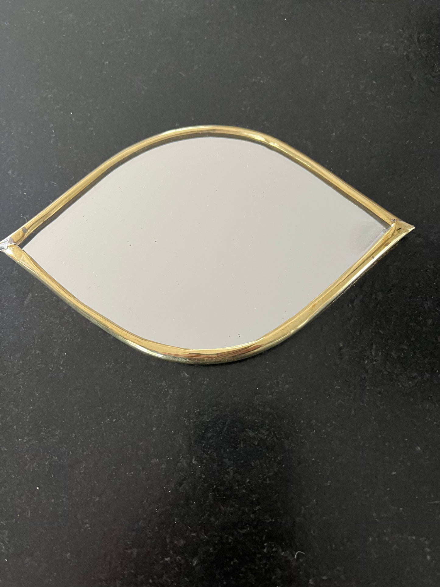 Mini miroir en laiton