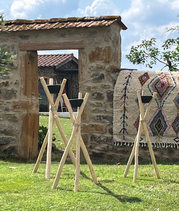 Bougie sur trépied