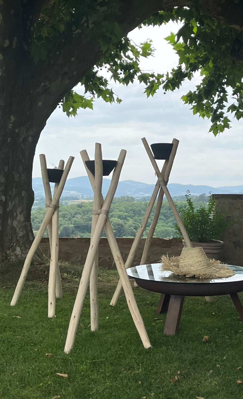 Bougie sur trépied