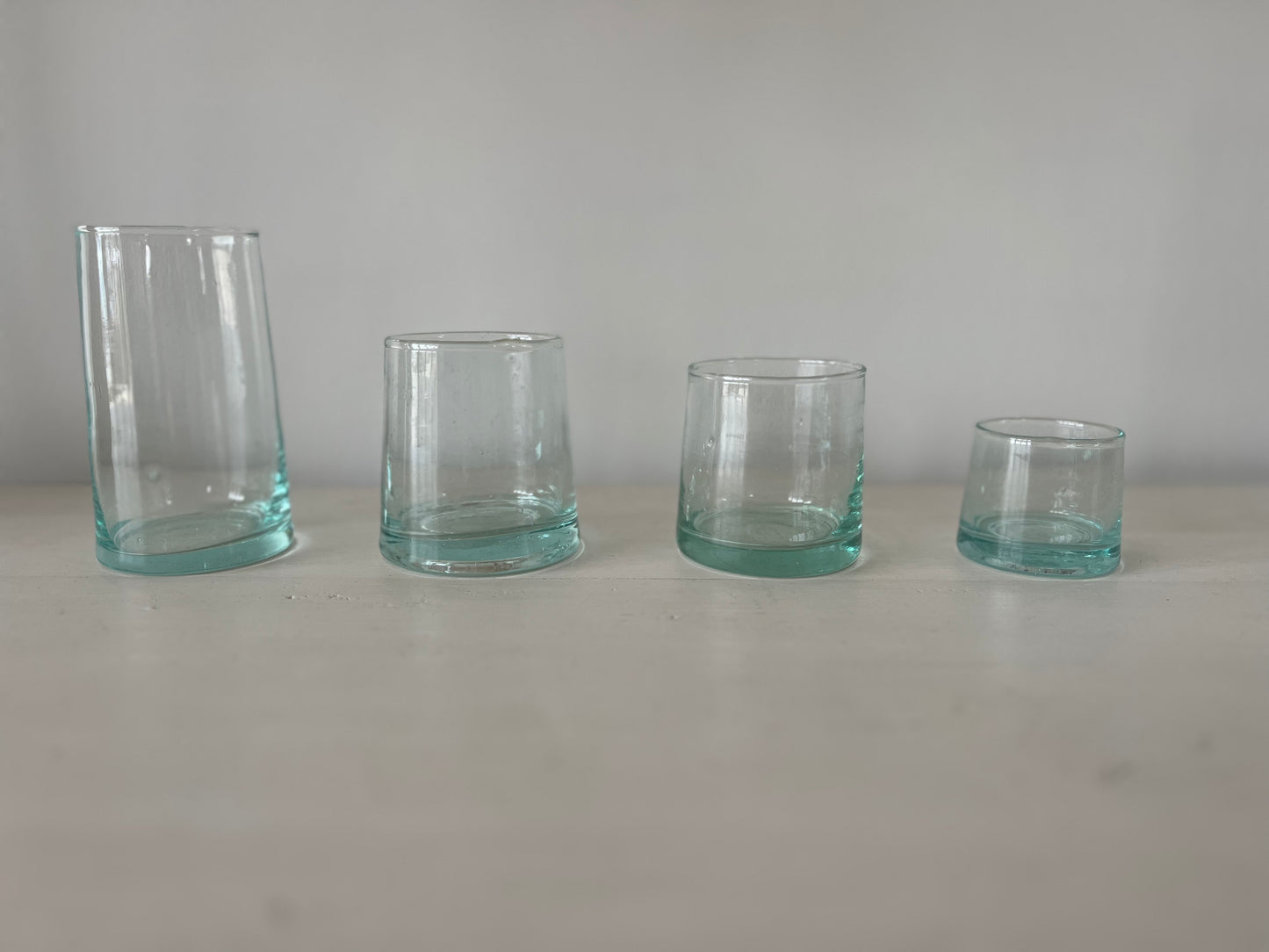 Verres ENVERS - 6 pièces
