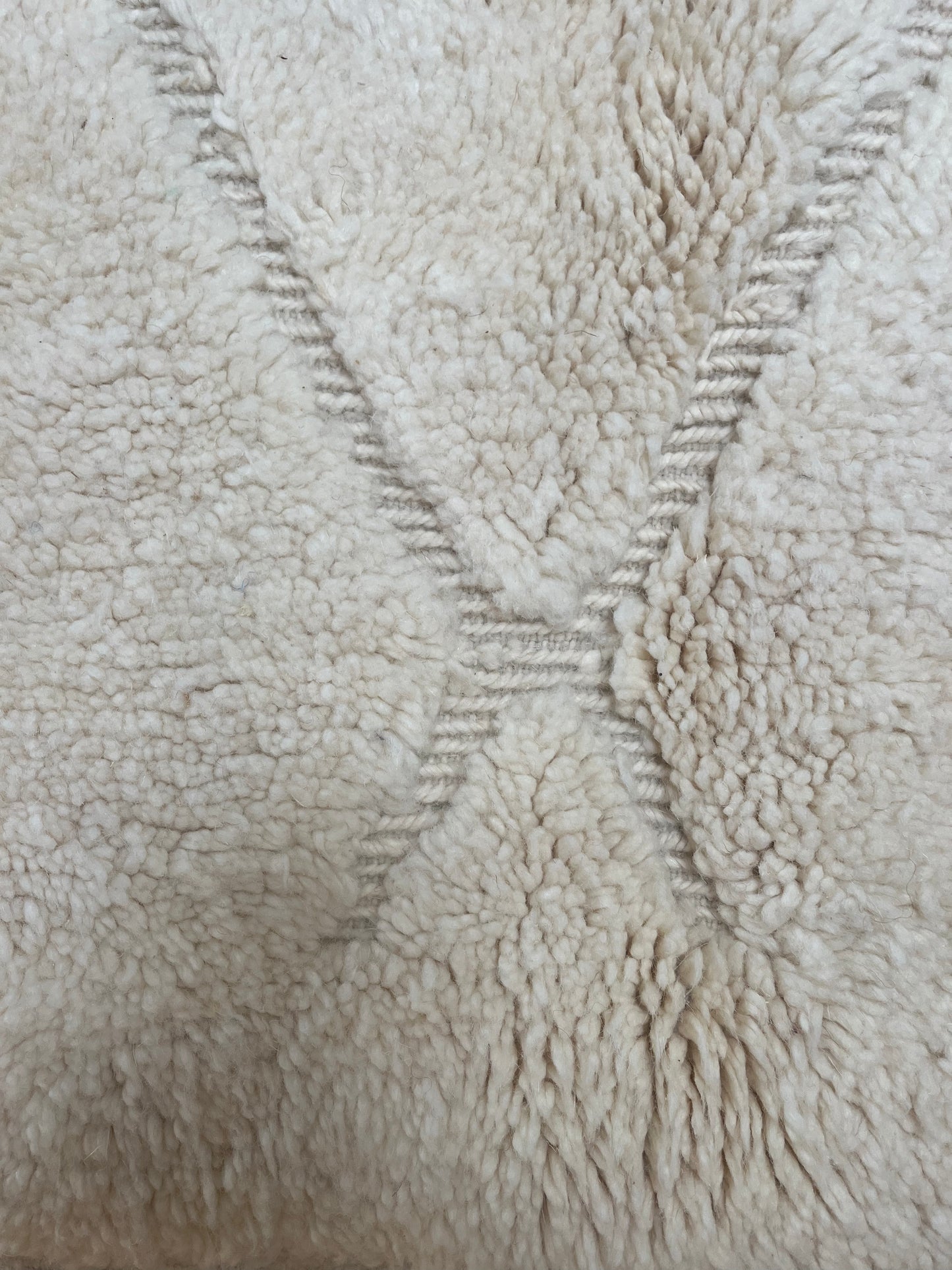 Tapis Beni Ouarain crème 240X150