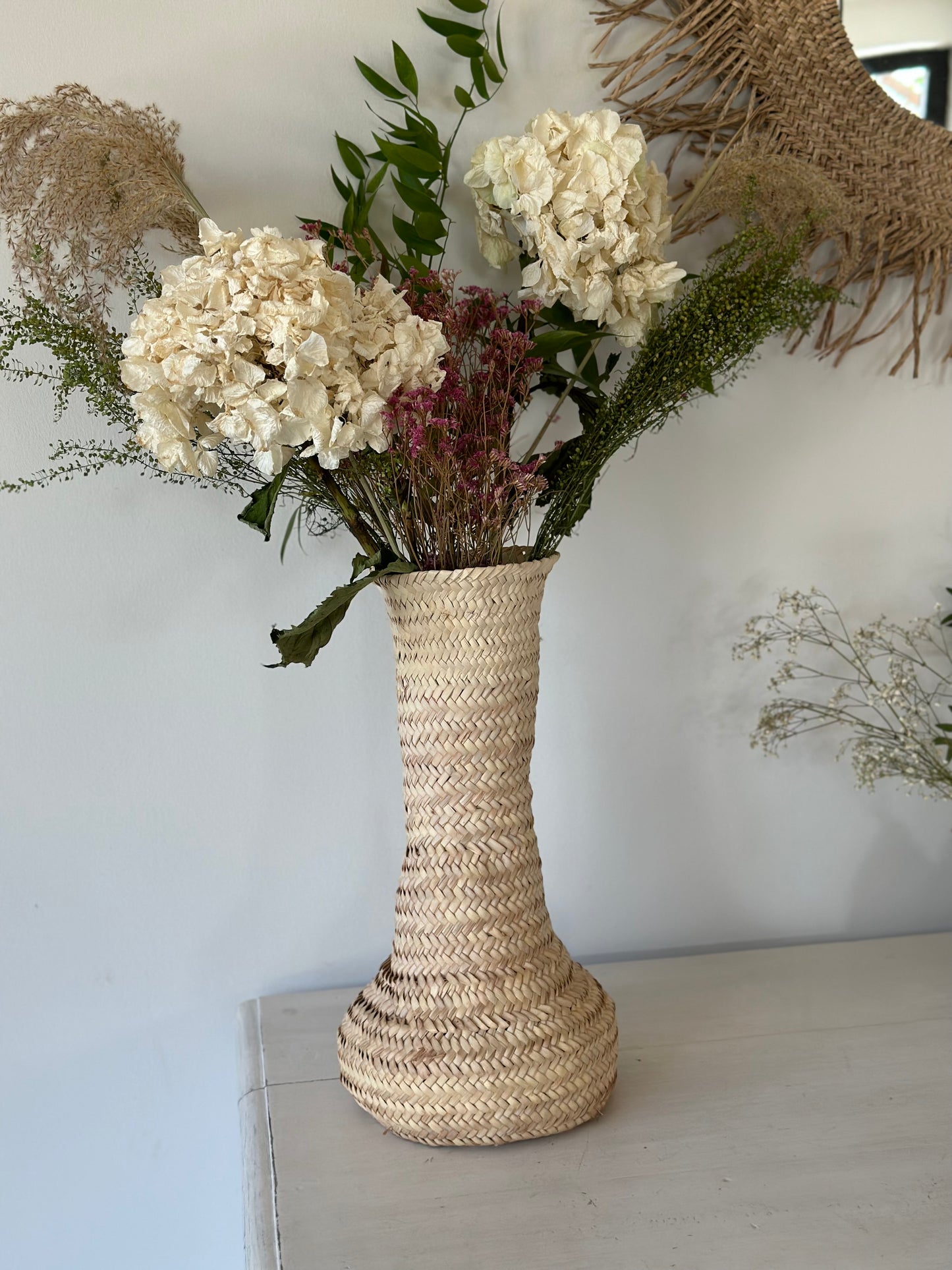 Vase en osier