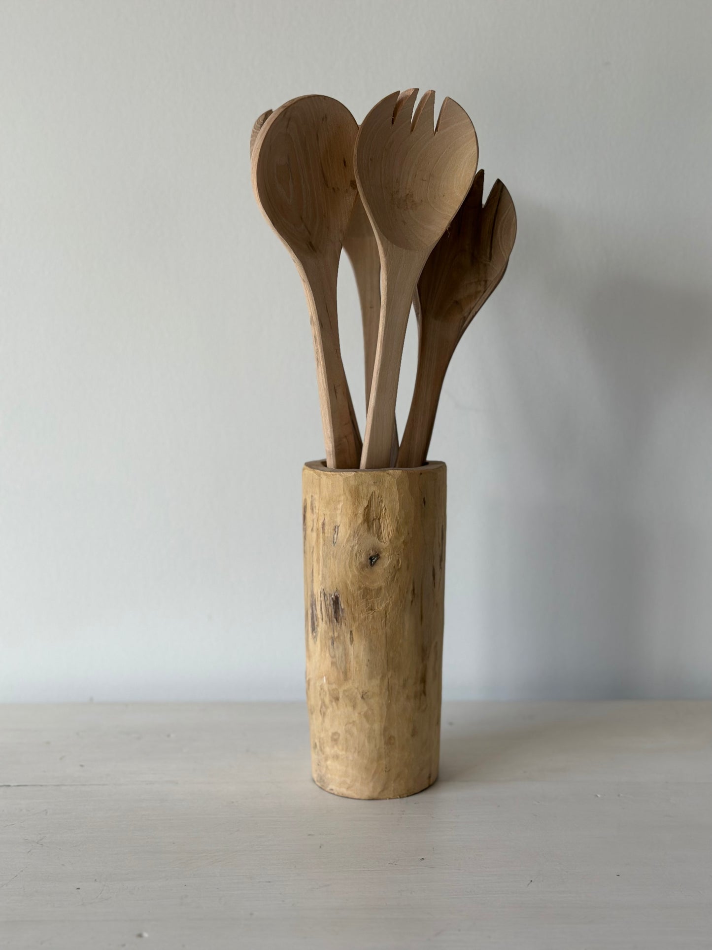 Couverts à salade en bois