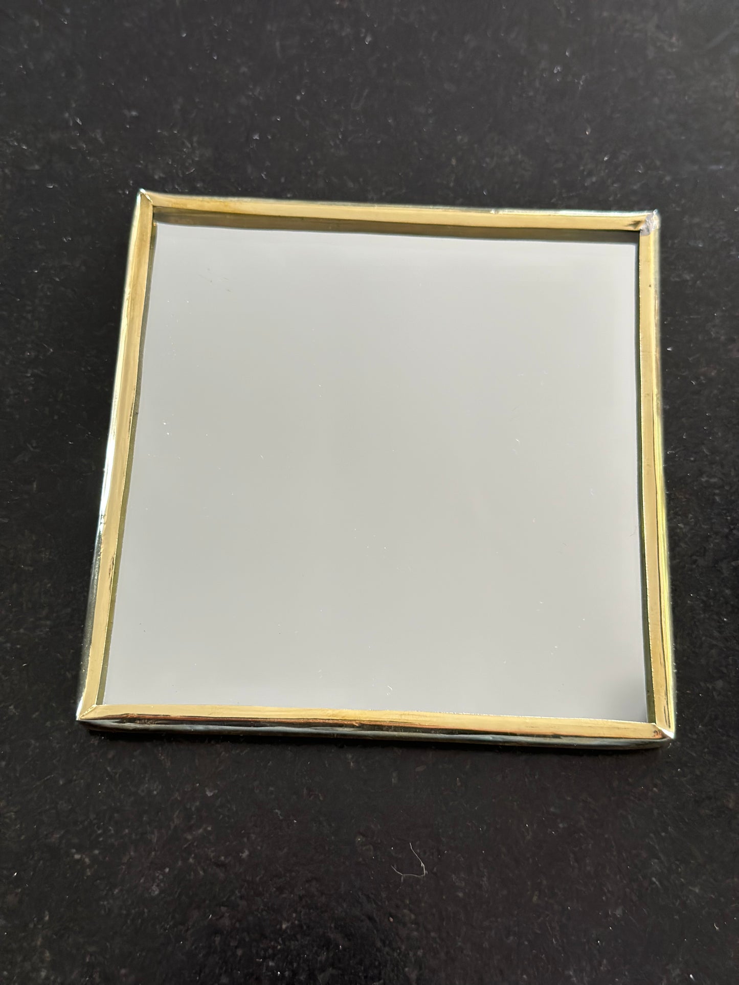 Mini miroir en laiton