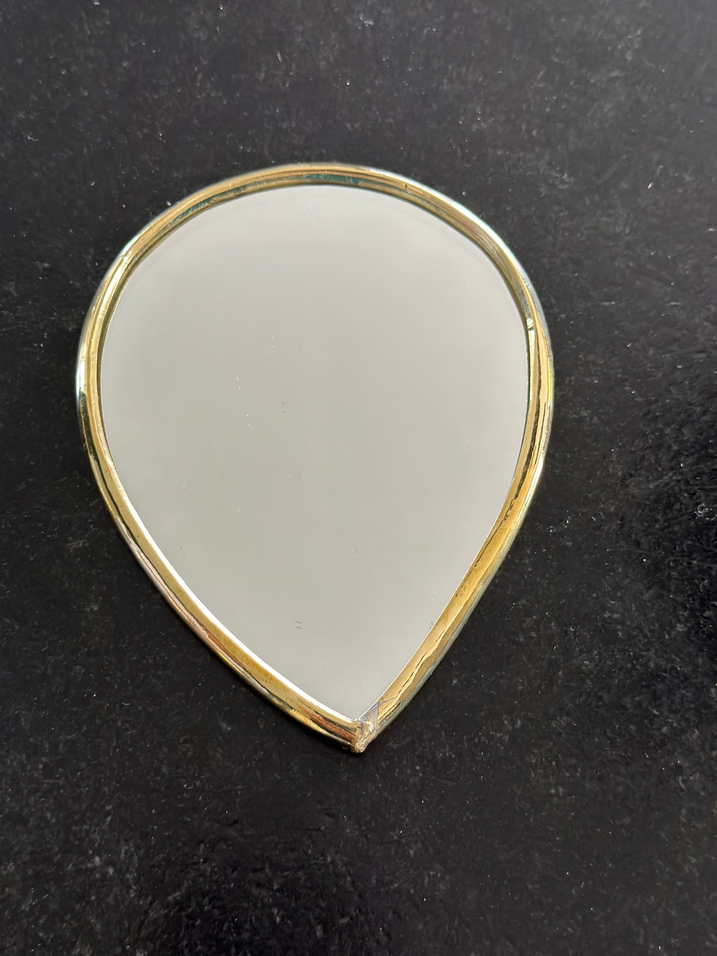 Mini miroir en laiton