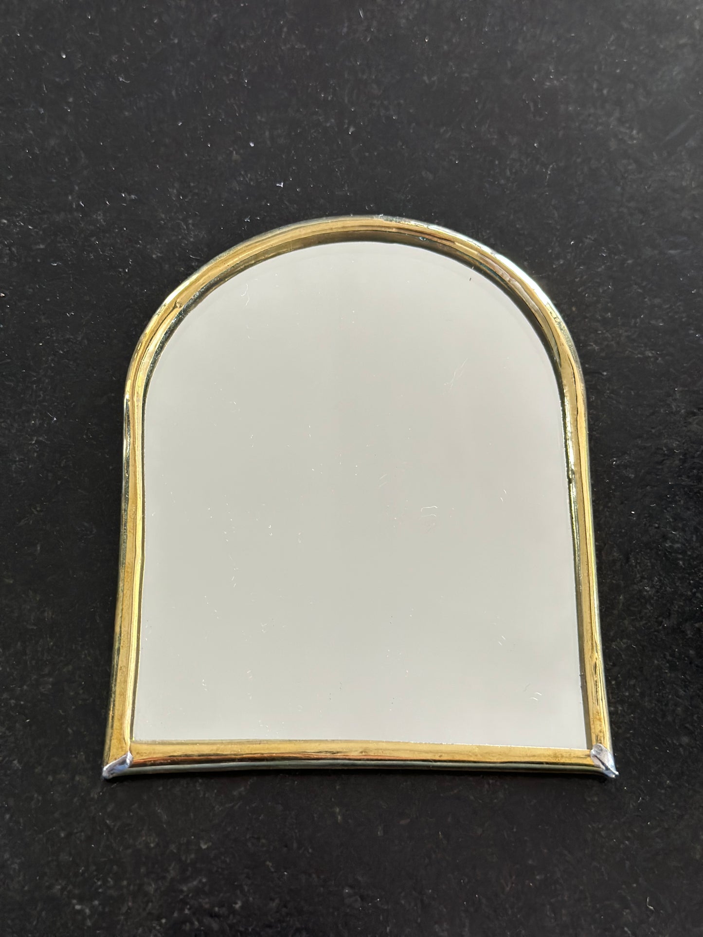 Mini miroir en laiton