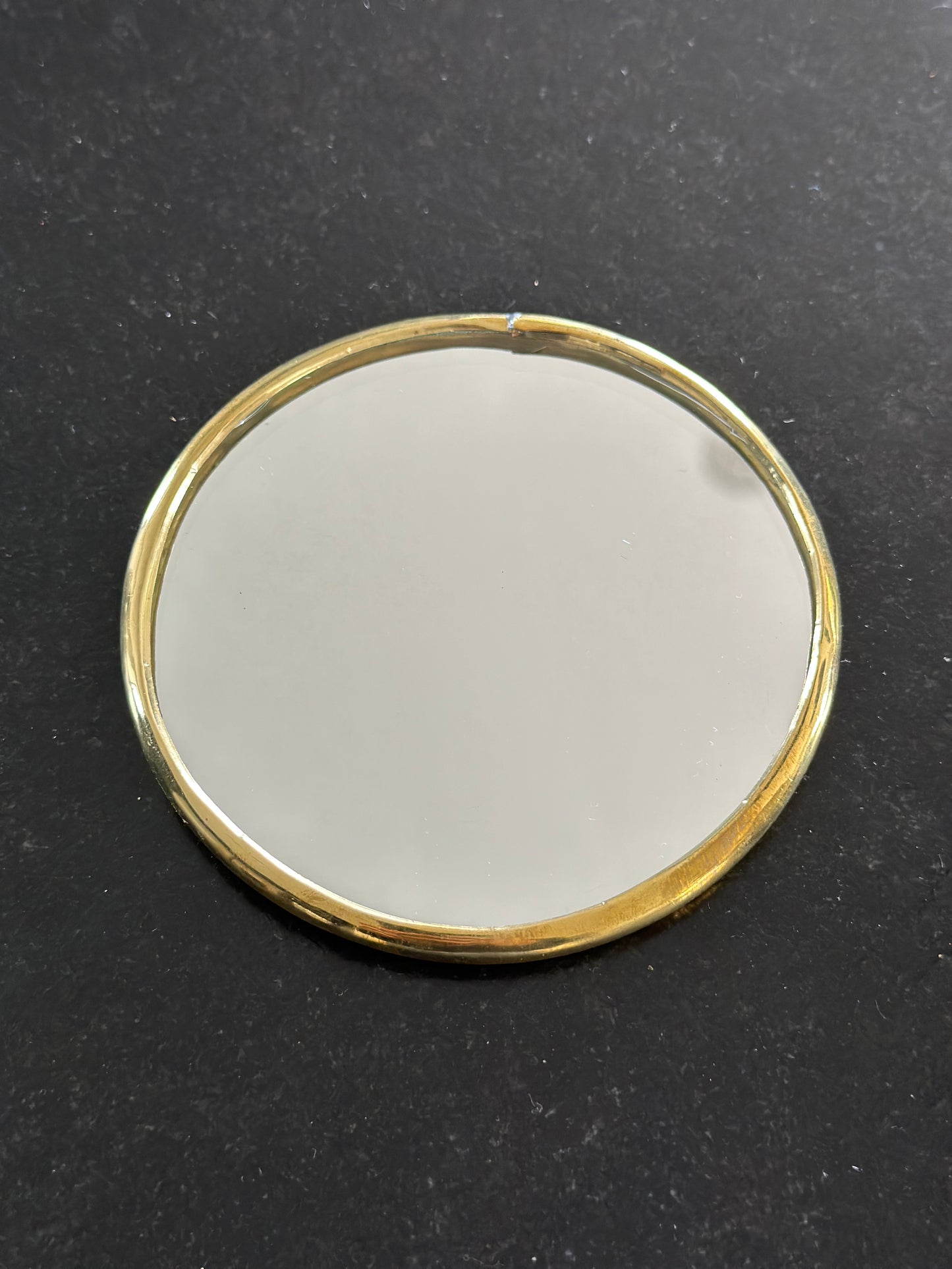 Mini miroir en laiton