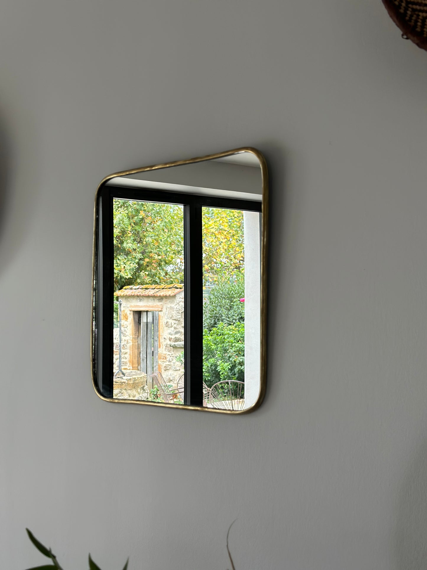 Miroir en laiton