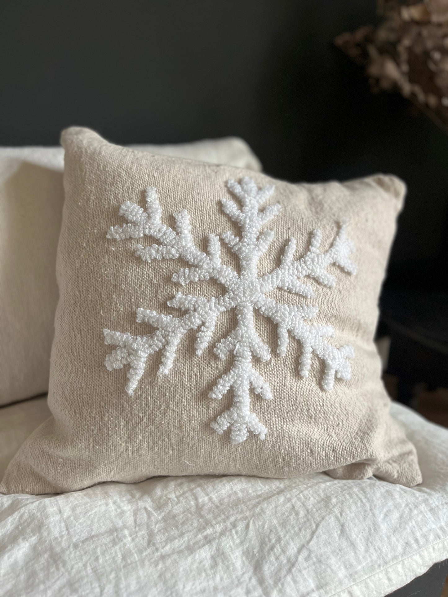 Coussin flocon