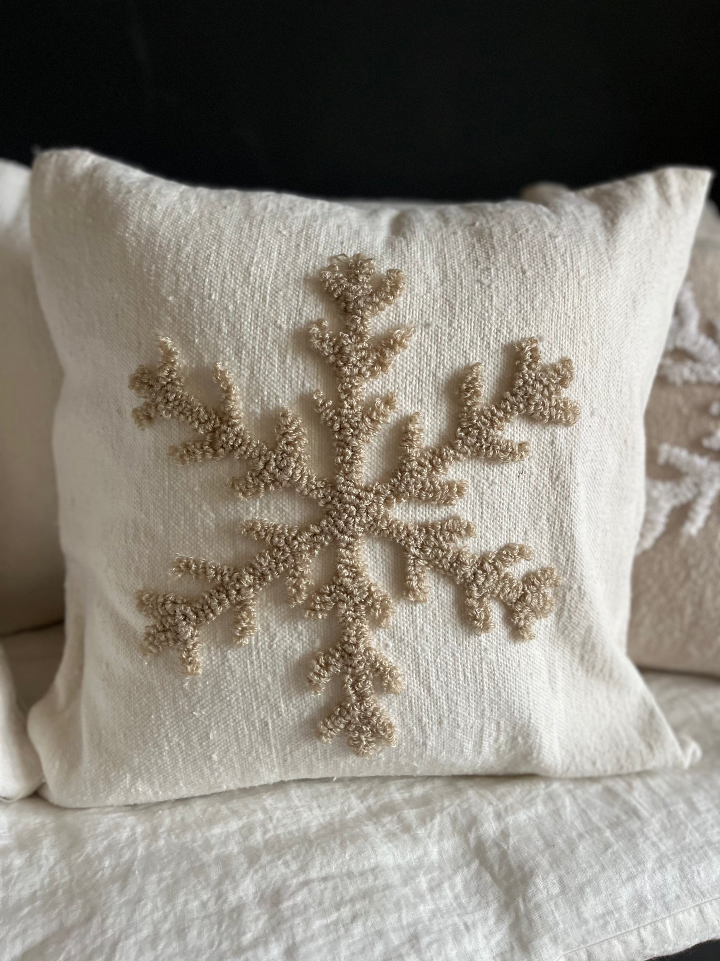 Coussin flocon